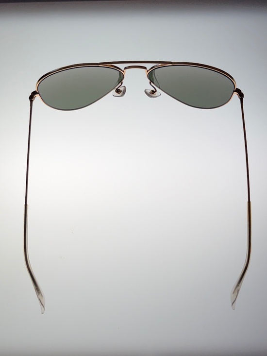 Ray-Ban~Aviator Classic~RB3025~Gold Frame:Green Lenses~Size 55-14 main image 11